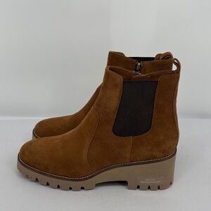 🫒 Blondo waterproof Brown Suede Ankle Boots